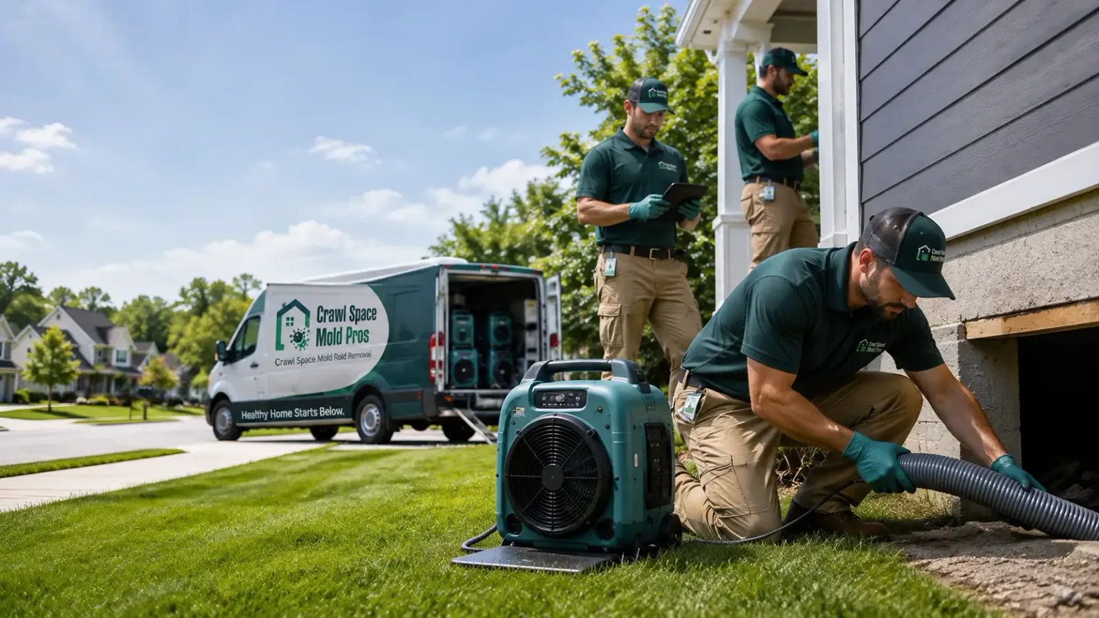 Crawl Space Mold Removal in Stuart, NE